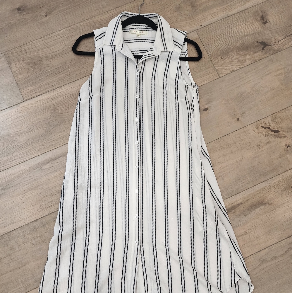 Black & White Tank Dress Size Small